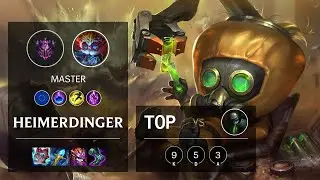 Heimerdinger Top vs Urgot - EUW Master Patch 10.25b