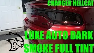 Charger Hellcat Luxe Auto Full Taillight Tint (Dark Smoke)