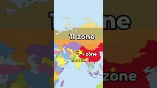 Which Country Has 12 Time Zones? #geography #maps #timezones