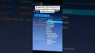 how to recover Btc how to recover crypto and all special media platform send me dm  #btc #crypto