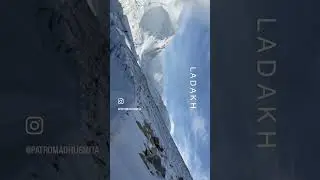 It was the first time when i saw everything white.#ladakh #explore #explorepage#youtubeshorts#shorts