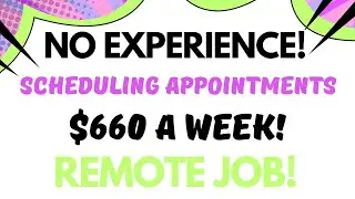 Still Struggling To Find A Real No Experience Remote Job?  | Easy Scheduling Appointments WFH Job