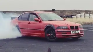 BMW E46 328i Drifting | Amateur Drift Training Day - 2017.02.18 T&ouml;k&ouml;l Airport