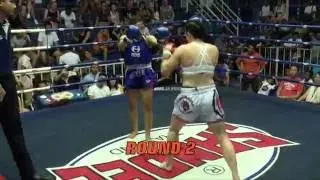 Mallory Martin (Tiger Muay Thai) vs Petchompoo Kiatpetmongkon @ Bangla Stadium 8/6/16