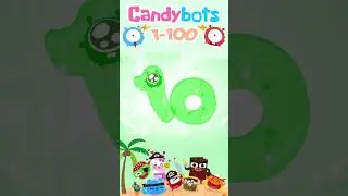 CandyBots 123 Numbers - Number 10 | CandyBots Games