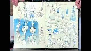 The Heart of Jeremy Hoffman sketchbook tour ( character design / concept art / visual development ) 