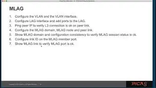 10 PicOS Multi Chassis Link Aggregation MLAG