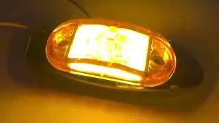 Truck Identification Lights LED Clearance and Side Marker Light LED Lights for Truck 24V, Trailer Pa
