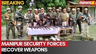 Manipur Security Forces Recover Weapons | Ammunition During Search Operation | NewsX