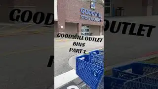 Покупки в Goodwill Outlet Bins. Часть 1. Давайте покопаемся в мусорных баках вместе со мной! #goo...