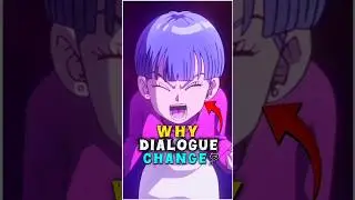 why was the dialogue changed in dragon ball daima ?#dragonball #dragonballdaima #vegeta #bulma