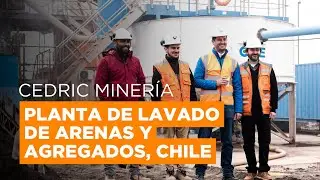 Nueva planta del CDE para el lavado de arena 70ton/h para Cedric Minería en Chile