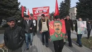 Georgianos celebran el 140 aniversario de Stalin en su tierra natal