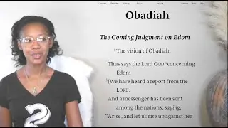 Bible Study |  Bible in 6 months | day 122  | Obadiah - Jonah