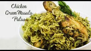14 August 2023  Special Green Pulao Recipe By Cooking With Nazneen |Independence Day Special Recipes