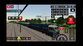 Indian train simulator 2018 coach name ICF BLUE with wdp 4 Sealdah to Durgapur 