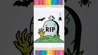 How to Draw a Spooky Tombstone for Halloween