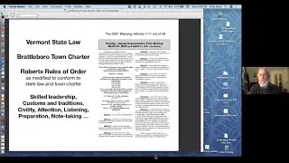 Brattleboro RTM Steering Committee: Robert's Rules Training 1/12/22