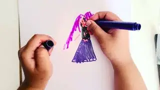 Little Artist Drawing || #painting #drawingtutorial #craftideas #abstractpainting #artandcraft