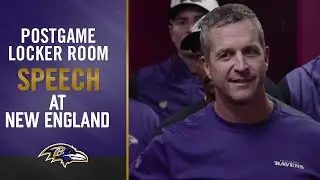 John Harbaugh Quotes Malcolm X in Locker Room After Beating Patriots | Baltimore Ravens
