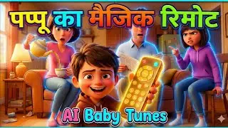 Pappu Ka Magic Remote! 😱nursery rhymes & kids  