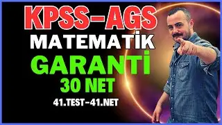 KPSS-AGS Matematik 30 Net Garanti 41.Test- 41.Net