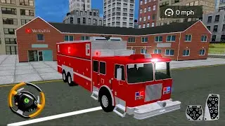 Fire Truck driving Android Gameplay | Fire Engine Teardown Simulator iOS Part #6 Roblox