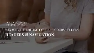 Wix Website Header, Menu, and Navigation | Step-by-Step Tutorial for Beginners