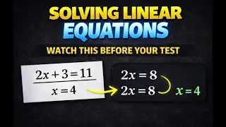 Linear Equations with Inverse Operations | Algebra Basics