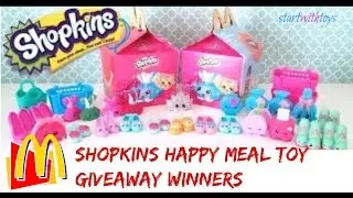 Shopkins Happy Meal Winners!!
