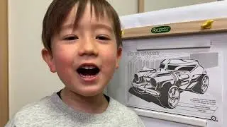 Coloring a Hot Wheels Shell Shock [Show Time] [Trace Tracks]