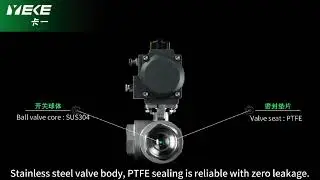 Pneumatic Three-Way Threaded Ball Valve | Flexible & Zero-Leakage Flow Control