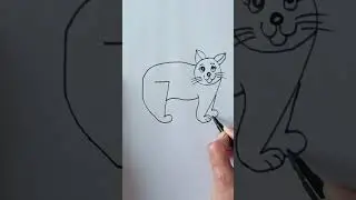 How to turn numbers 7and 9into cute cat very easy