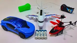 3D Lights Airplane A38O & 3D Lights Rc Car | Rc Helicopter | Remote Control Car | Aeroplane | plane