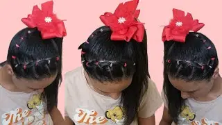 penteado com  Liguinhas fácil e rápido