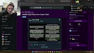 iDubbbz steps away from Creator Clash & Hasan/Ethan Drama | Livestream Fails