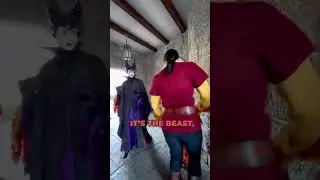 #Maleficent vs #Gaston 😂 #disney #dlp #disneyland #disneylandparis #character #villain #shorts #fun