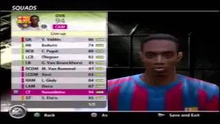 Fifa 06 FC Barcelona Squad NEW