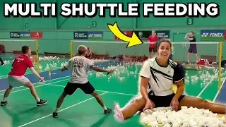 Multi shuttle badminton training ideas for Advanced players 