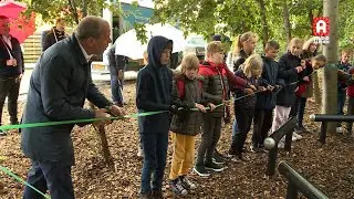 Speelbos geopend in Aarlanderveen
