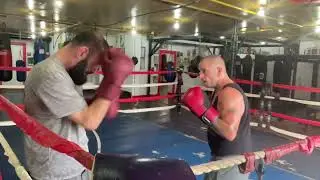 Sparring Round 2 9/27/24 coach Riley Flintown Boxing Club