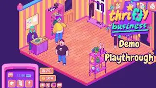 Running a Thrift Store in Thrifty Business Demo Playthrough