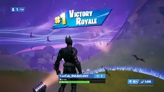 204 Win with Batman Fortnite Solo Battle Royale Victory ניצחון בפורטנייט עם באטמן