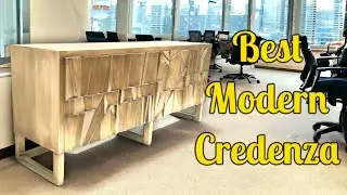 Want a STYLISH Office? Get the Dimitra 4 Door Credenza Now! #dimitra4doorcredenza #modernfurniture