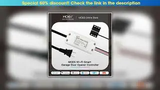 Best Seller MOES Tuya WiFi Smart Garage Door Controller Opener Sensor Smart Life/Tuya APP Remote wi
