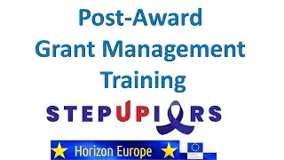 Post-award grant management training: STEPUPIORS Horizon Twinning Dissemination and Outreach video