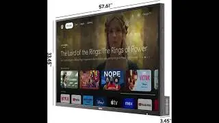 Brightest Outdoor TV 2024! SYLVOX 2000-Nit Smart QLED