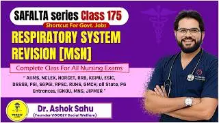 Respiratory System Class 🌬️ | Medical Surgical | NORCET, UPPSC, CHO, HSSC | Voogly by Sahu Sir
