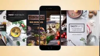 Foodie Social Graphics Promo Video