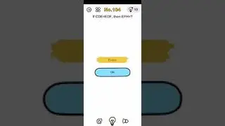 Brain Out Level 104 | if CDE=EDF, then EFH=? | Brain Out Game Solution